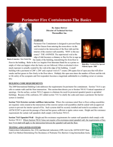 Perimeter Fire Containment-The Basics