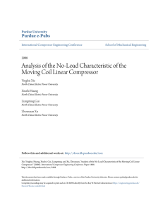 Analysis of the No-Load Characteristic of the Moving Coil Linear