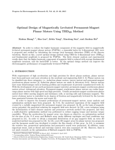 Optimal Design of Magnetically Levitated Permanent