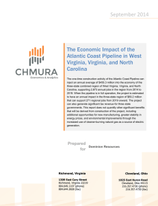 The Economic Impact of the Atlantic Coast Pipeline in West Virginia