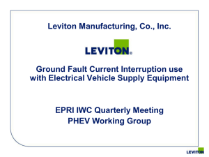 Leviton Manufacturing, Co., Inc. Ground Fault Current