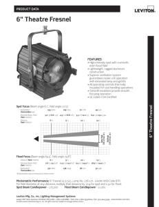 6” theatre Fresnel