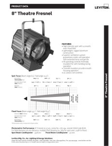 8” Theatre Fresnel