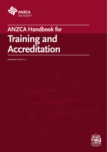 Training and Accreditation