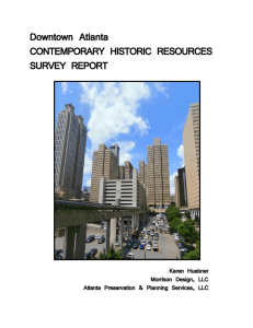 Downtown Atlanta Contemporary Historic Resources Survey Final