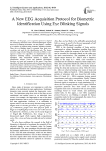 A New EEG Acquisition Protocol for Biometric Identification Using