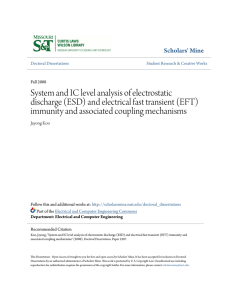 (ESD) and electrical fast transient