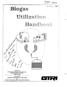 Biogas Utilization Handbook