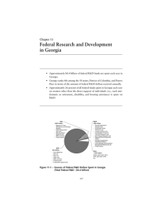 Federal Research and Development in Georgia