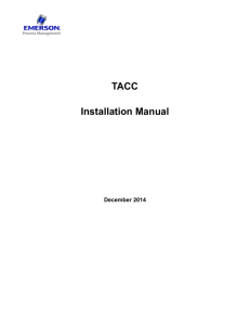 TACC Installation Manual