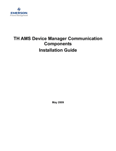 Installation Guide TH AMS Device Manager