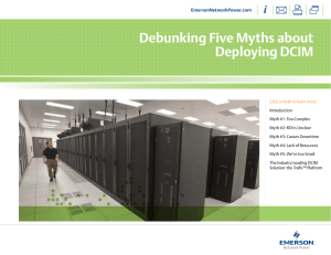 Debunking Five Myths about Deploying DCIM