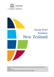 World TVET Database New Zealand - UNESCO