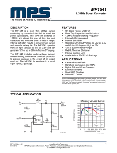 MP1541 - Monolithic Power System