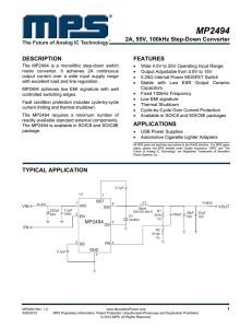 MP2494 - Monolithic Power System