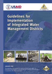 Guidelines for Implementation of Integrated Water Management