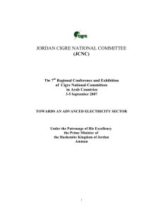 Jordan Cigre National Committee (JCNC) Membership
