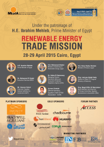 Agenda - Middle East Solar Industry Association