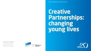 Creative Partnerships: changing young lives