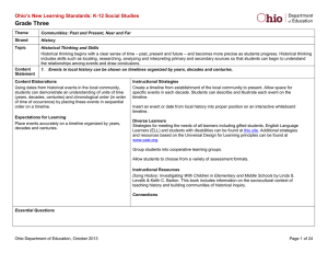 K-12 Social … Ohio`s New Learning Standards: K