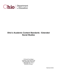 Ohio`s Academic Content Standards