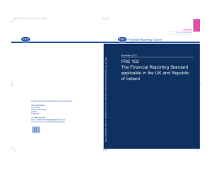 FRS 102 The Financial Reporting Standard applicable in the UK