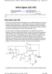 Delta-Sigma (ΔΣ) ADC