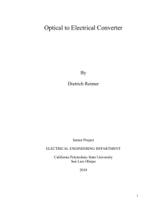 Optical to Electrical Converter