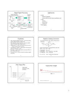 ADCs and DACs