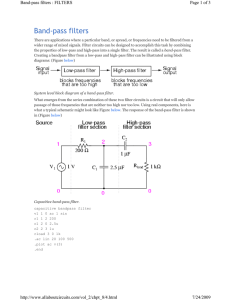 Band-pass filters