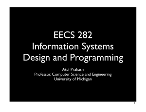 01-lecture - EECS - University of Michigan