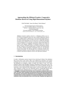 Approaching the Efficient Frontier: Cooperative Database Retrieval