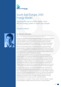 South East Europe 2050 Energy Model