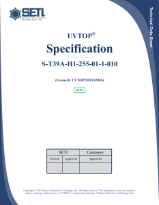 S-T39A-H1-255-01-1-010 - Sensor Electronic Technology, Inc