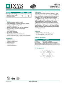 FDA215 - IXYS Integrated Circuits Division