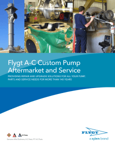 Flygt A-C Series Custom Pump Repair Brochure