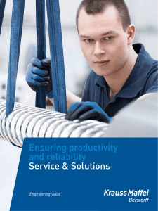 Ensuring productivity and reliability Service
