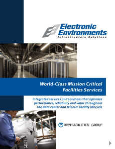 World-Class Mission Critical Facilities Services