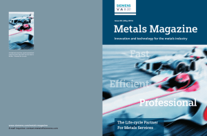 Metals Magazine Fast Efficient Professional