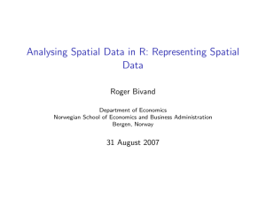Representing Spatial Data