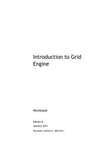 Introduction to Grid Engine