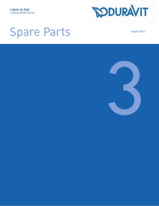 Duravit Spare Parts List