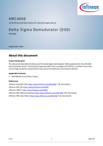 Delta Sigma Demodulator (DSD)