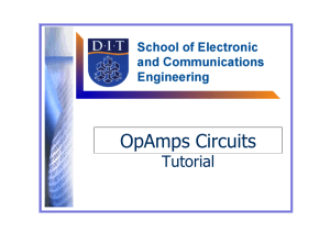 Tutorial OpAmps