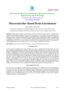 Microcontroller Based Brain Entrainment