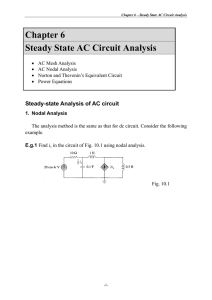Chapter 6 Steady State AC Circuit Analysis