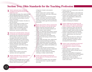 Ohio Standards for the Teaching Profession