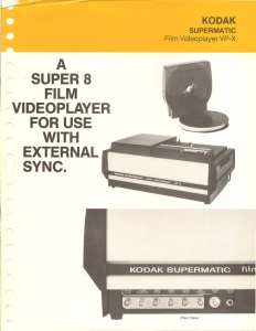Kodak VP-X Film Videoplayer