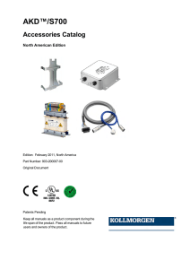 AKD™/S700 Accessories Catalog