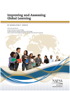 Improving and Assessing Global Learning